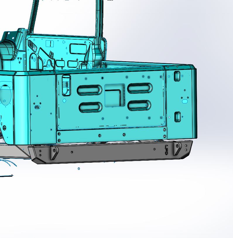 DIY NO BODY LIFT Slim TJ/LJ Rear Bumper
