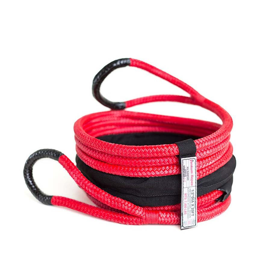 1/2 inch Yankum Kinetic energy Recovery Rope, the "Racer", for ATVs, Small/Mid-size Boats, and other small vehicles up to 1,200 lbs