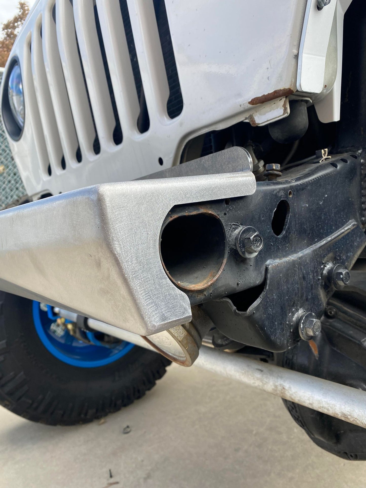 Dagger TJ/LJ Front Bumper W/Fairlead Mount