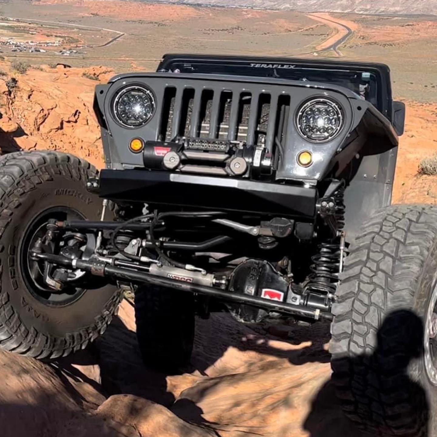 Dagger TJ/LJ Front Bumper W/Fairlead Mount
