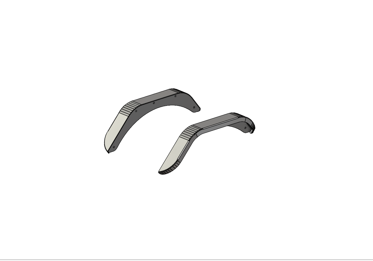Redemption TJ/LJ Rear Fenders 4" Width