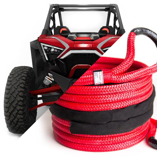 3/4" Kinetic Recovery Rope "Rubber Boa" [WLL 3,800-5,400 lbs]  [MBS 19,000 lbs]