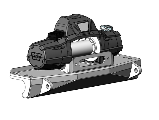 Dagger TJ/LJ Front Bumper W/Fairlead Mount